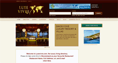 Desktop Screenshot of luxevivre.com